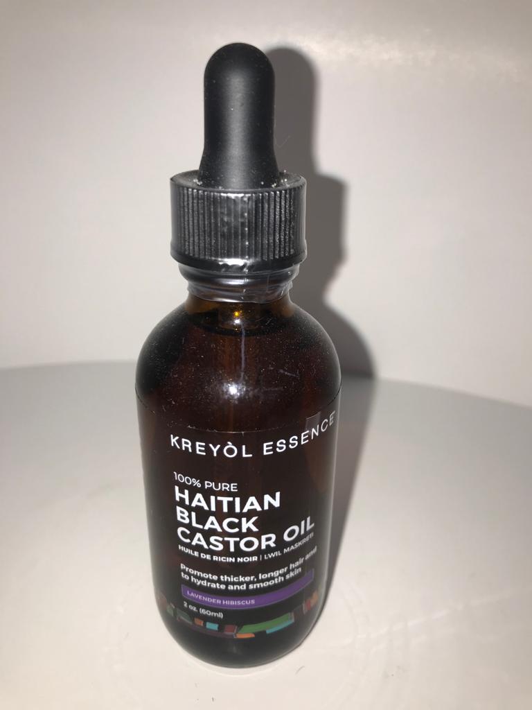 Kreyol Essence Haitian Black Castor Oil- Lavender Hibiscus