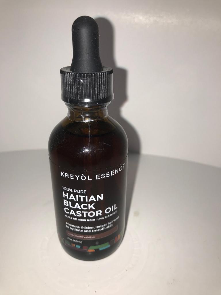 Kreyol Essence Haitian Black Castor Oil-  Chocolate Vanilla